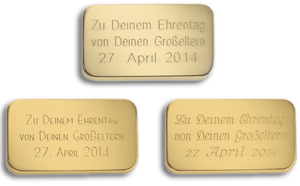 Degussa-Goldhandel-gravur-beispiele Degussa-Goldhandel-gravur-beispiele