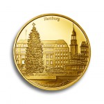 1 oz Degussa Feingold Weihnachtsthaler 2015 Vorderseite