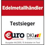 Degussa Goldhandel bester Edelmetallhaendler 2015