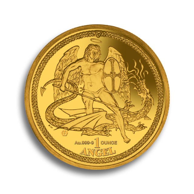 Degussa Goldhandel 1oz Isle of Man Goldmuenze 2016