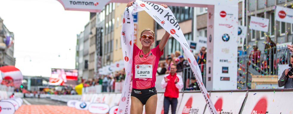 Degussa Aktuell Siegerin Halbmarathon Köln