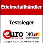 eas testsiegel bester edelmetallhndler 2017