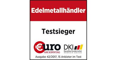 Degussa Goldhandel bester Edelmetallhaendler 2017