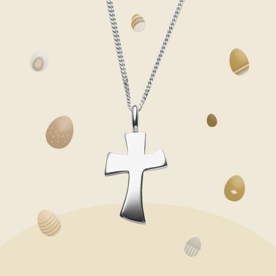 degussa ostern anhaenger kreuz silber