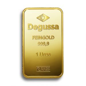 Degussa Goldhandel Barren gold 1 oz