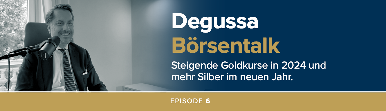 Börsentalk Folge 6 - Steigende Goldkurse in 2024 und mehr Silber im neuen Jahr.