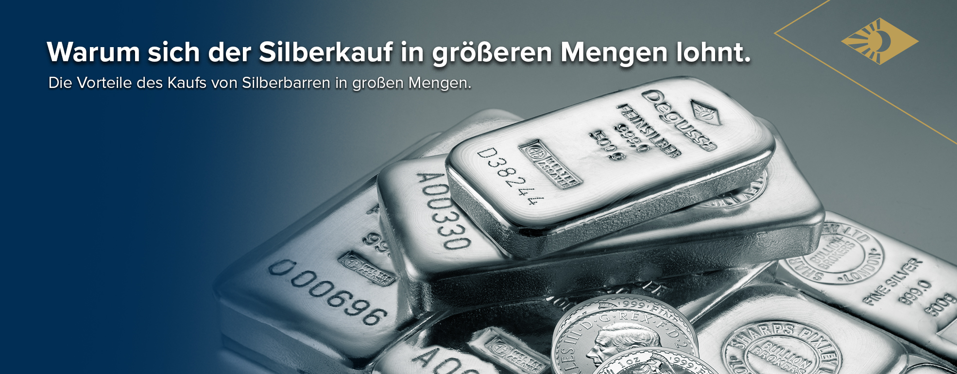 Warum sich der Silberkauf in größeren Mengen lohnt