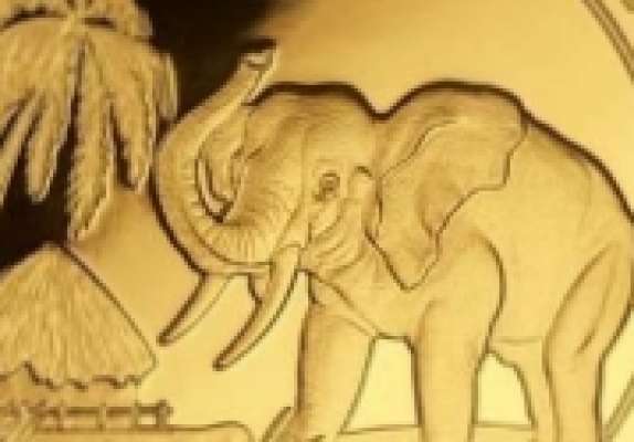 1 oz Somalia Elefant Goldmünze 2017