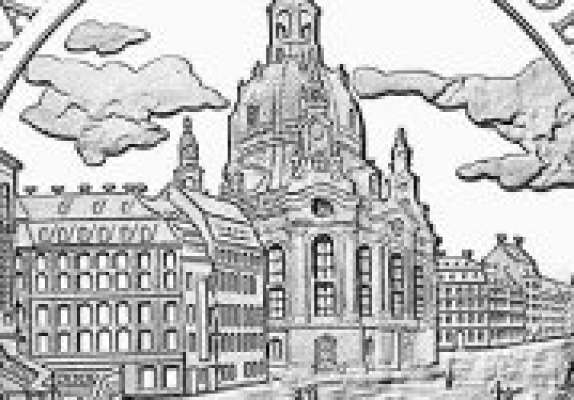 1 oz Silberthaler: 275 Jahre Dresdner Frauenkirche