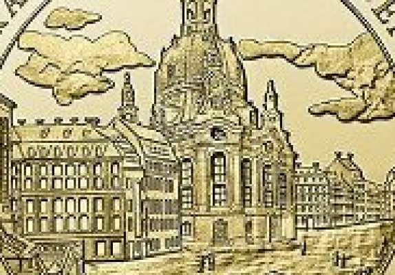 1 oz Goldthaler: 275 Jahre Dresdner Frauenkirche