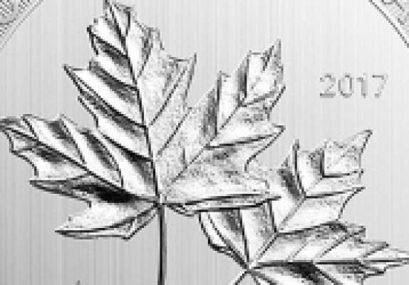 10 Unzen Canadian Maple Leaf Silbermünze 2017