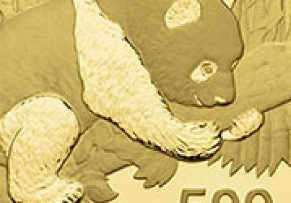 30 Gramm China Panda Goldmünze