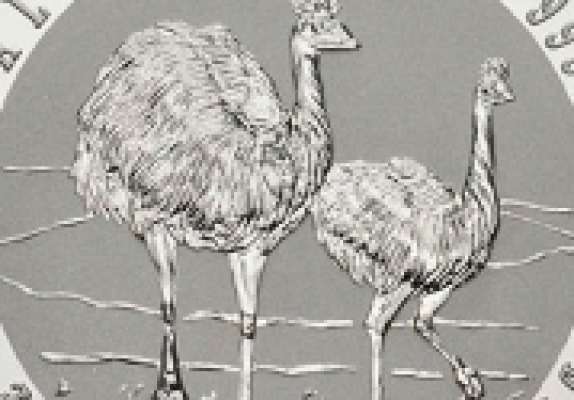 1 oz Australian Emu Palladiummünze