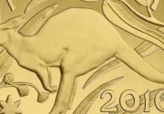 1 oz Royal Australian Mint Kangaroo Goldmünze 2016