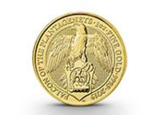 1 oz Queen’s Beasts Falcon Goldmünze