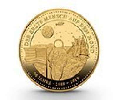 1 oz Degussa Goldthaler: 50 Jahre Mondlandung
