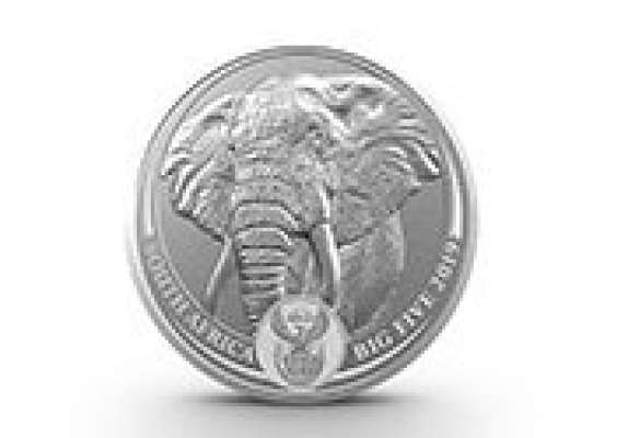 1 oz Elefant Big Five Silbermünze