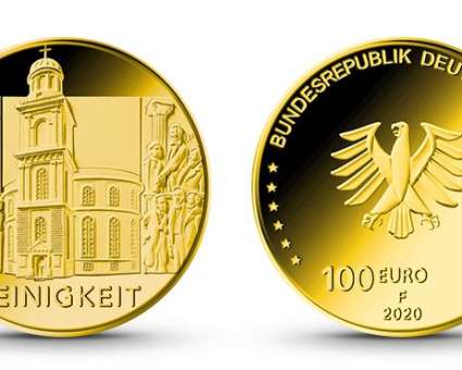 Die neue 1/2 oz  Goldmünze – Säulen der Demokratie: Einigkeit