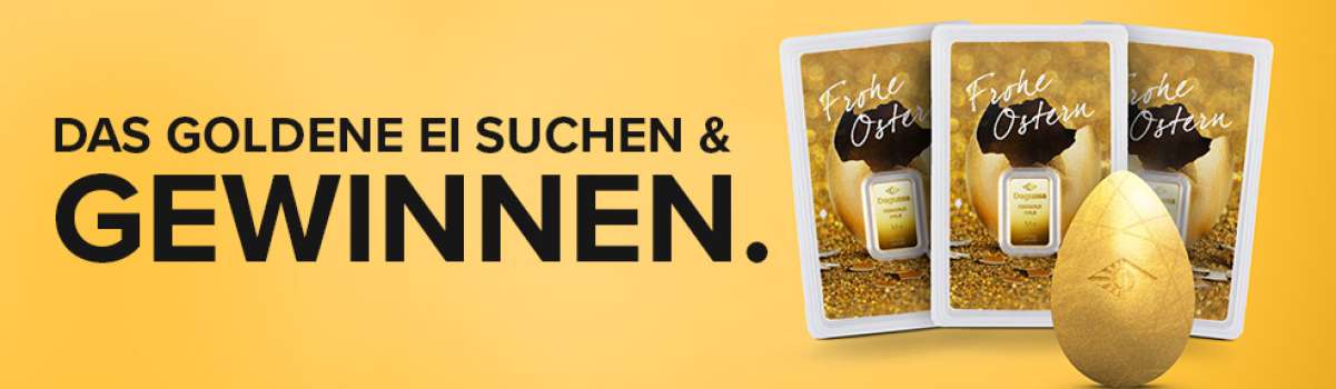 Suchen Sie das goldene Ei & gewinne.