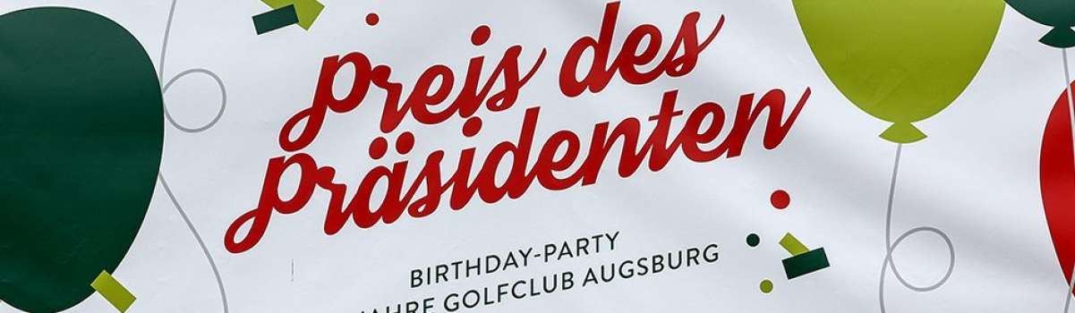 Preis des Präsidenten 2019 und 60 Jahre Golfclub Augsburg