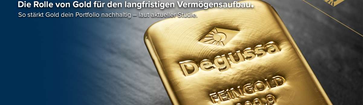 Neue Studie: Die Rolle von Gold für den langfristigen Vermögensaufbau