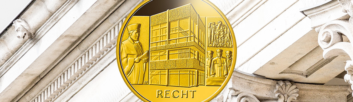 Säulen der Demokratie: Bundesrepublik würdigt den Rechtsstaat in purem Gold